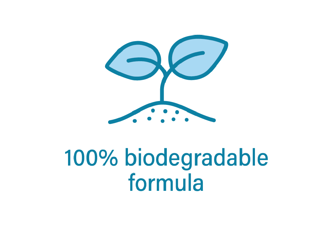 100% Biodegradable Formula